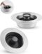 Merkloos Bouchon d'évacuation de cuisine Crépine en acier inoxydable 304 Pièce de rechange pour déchets alimentaires Filtre 70mm-86mm Diamètre d'évier