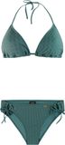 Protest PRTExit Triangel bikini set Dames - Koordsluiting - Uitneembare vulling - Normale pasvorm - Medium dekking - Oranje