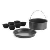 GreenPan Connect Airfryer XXL bakset set van 8