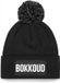 Bellatio Decorations Bokkoud Muts met Pompon - Unisex - One Size - Zwart