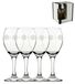 Set de 4 verres à vin gravés, cadeau parfait pour toute occasion