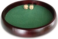 Longfield Pokerpiste 34 cm incl 2 dobbelstenen 18mm