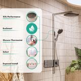hansgrohe Raindance Alive S Douchesysteem met thermostaat, 300 mm regendouche, chroom