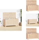 vidaXL Tuinbox 121x55x64 cm massief grenenhout