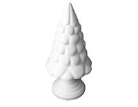 INNSPIRO Kerstboom van Porex, 16 x 31,5 cm, wit