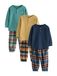 Next Jongen Set van 3 geweven pyjamabroeken met ruit