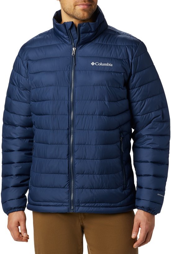 Columbia Powder Lite Jacket Heren Outdoorjas - Collegiate Navy - M