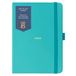 Busy B 2026 Agenda A6 weekplanner met takenlijsten en notitiepagina's - Compact Turquoise Journal - Week-to-View-lay-out, 3 zakken en jaarplanner