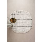 Studio LIVIT vloerkleed off white/antraciet (Ø160)