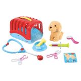 EPOCH Playgo hondje met draagmandje en dierendokter spullen