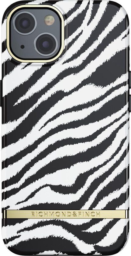 Richmond & Finch Apple iPhone 13 Hoesje - Richmond & Finch - Zebra
