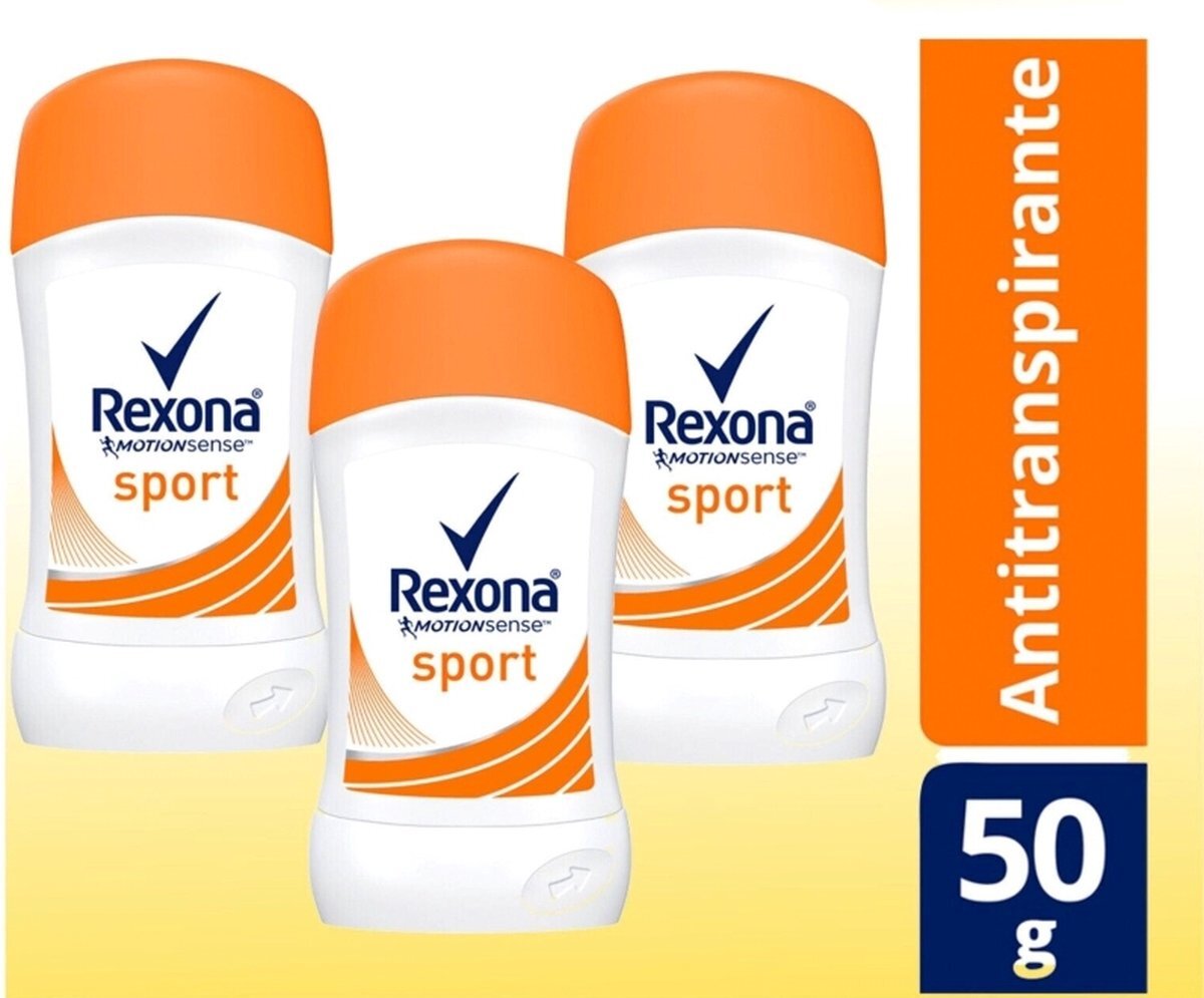 Rexona Woman Rexona Deodorant Stick - Sport Intense Women - 3 x 50 ml