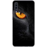 1001 coques Samsung Galaxy A50/A50s Oeil de panthere bedrukt siliconen hoesje