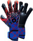 Elite Sport Spin Keepershandschoenen - Zwart / Paars / Rood | Maat: 11