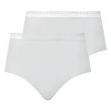 Chantelle Slip Taillen Slip Cozy Chic 2P Set van 2 - Wit - Maat XL