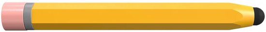 SBG Stylet Crayon Adapté aux Enfants - Jaune