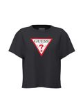 GUESS Dames T-shirt Art W4YI73 K8HM0 Regular Fit, Jblk, M