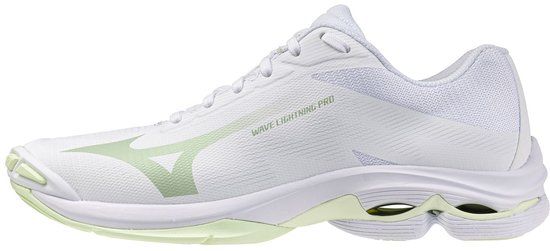 MIZUNO Wave Lightning Pro Dames Volleybalschoenen Wit, Zwart