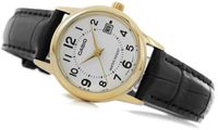 Casio LTP-V002GL - Dameshorloge - Goudkleurig - Leren Band