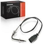 Audi Temperatuursensor voor uitlaatgassen - A4 Allroad Avant 8W B9 2.0L - Voor de katalysator - 2-polig - M14x1,5 - Kabellengte 630 mm - OEM 8W0906088E