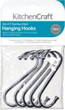 KitchenCraft Verchroomde S-Haken - 5 Stuks Metaal Chroom