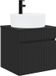 vidaXL Meuble sous lavabo mural Noir 49 x 44,5 x 65 cm