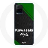 Maniacase Hoesje voor Vivo Y21s 2021 / Y21 2021 kawasaki ninja logo
