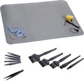 Quadrios ESD-bureaumatset Grijs (600 x 400 mm)