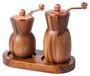 Molinillo de pimienta manual de madera con rotor ajustable
