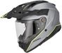 Acerbis Attack, casque d'aventure, couleur: Gris mat clair/Noir/Jaune néon, taille: XL