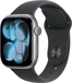 Apple Watch Series 11 42mm - OLED - 5G - Grijs - Zwart Bandje - S/M