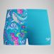 Speedo Digital Allover Aquashort - Zwart/blauw - Maat 92