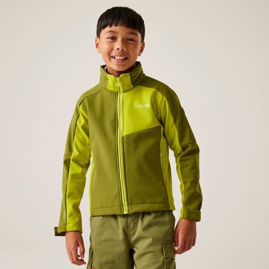 Regatta Jas Kinderen Waterdicht Winddicht Ademend Groen Polyester Unisex 164