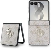 Guess hoesje - Geschikt voor Samsung Galaxy Z Flip8 - 4G-design - Roze