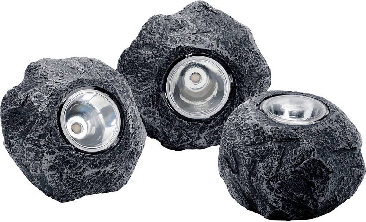 PONTEC Pondostar led rocks rocklight set 3