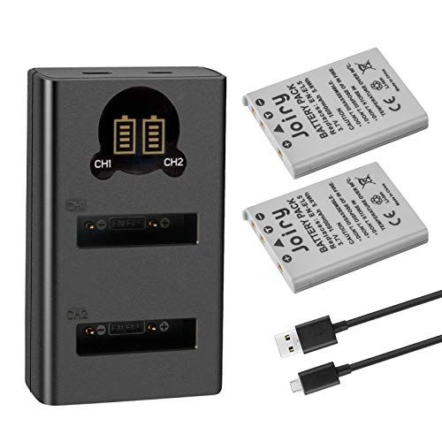 Joiry 2X EN-EL5 Vervangt accu Compatibel met Nikon Coolpix P530, P520, P510, P100, P500, P5100, P5000, P6000, P90, P80 camera's