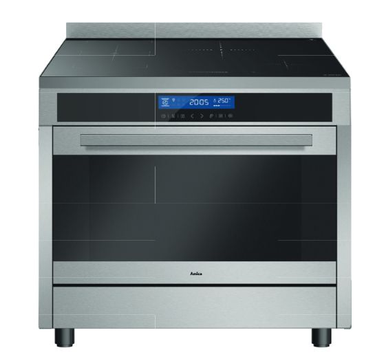 Amica ACIS2115S - 90cm Freestanding Induction Cooker - Silver