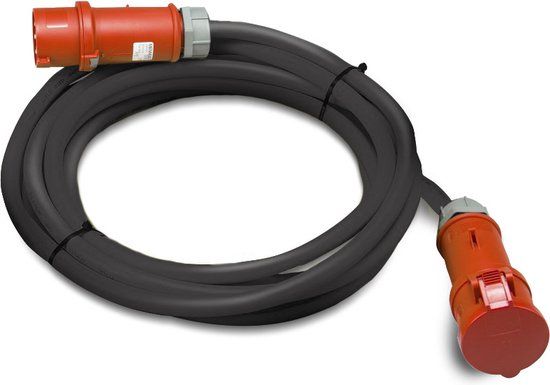 TROTEC Verlengsnoer / Professionele verlengkabel 6 m - 400 V - 6 mm²