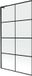 Mexen Next L paroi de douche 1 pièce 100 x 150 cm, grille noire, noir
