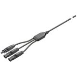 Weidmüller PVHXW-W-PXXX06W+15 Câble de connexion photovoltaïque X, 2x WM4 C Mâle, 1x extrémité de câble partiellement dénudée, 1x WM4 C Femelle, 6mm², 1500 V, 450 m, Gris
