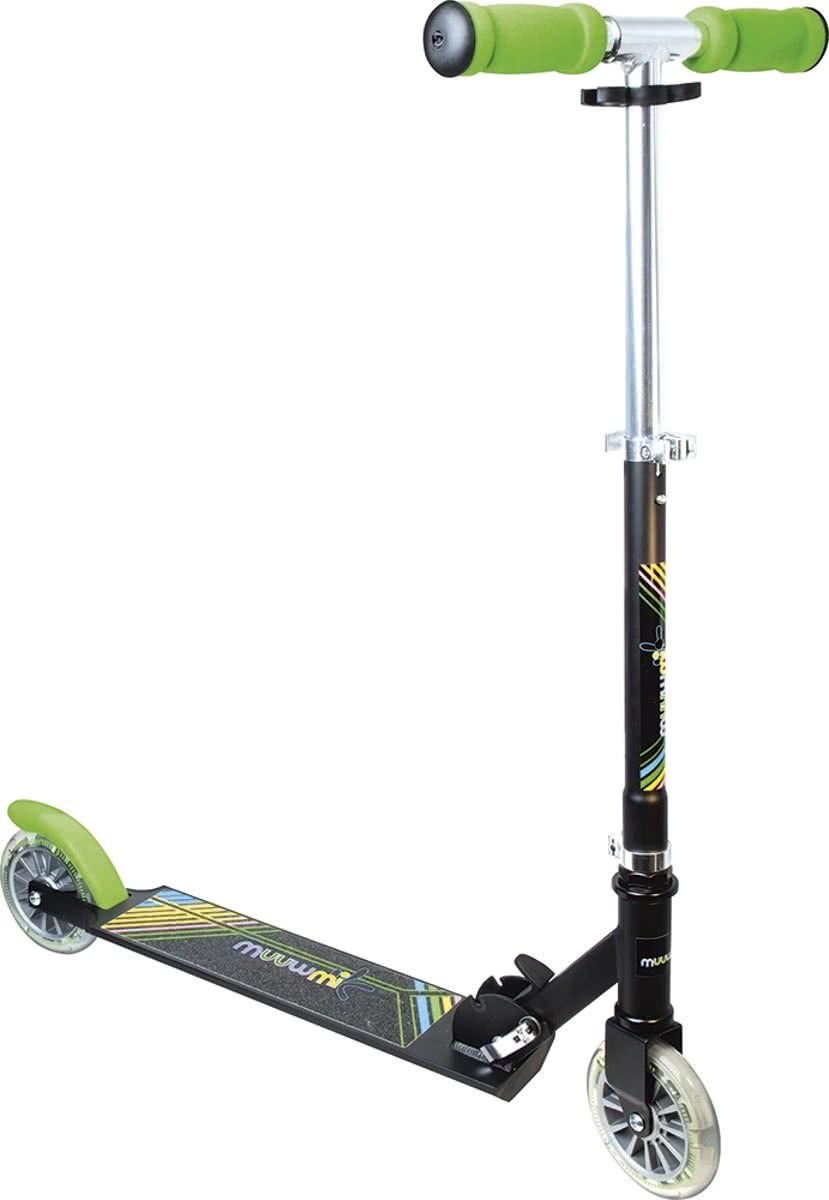 Authentic Sports Muuwmi Neon 125 mm Aluminium Sportscooter met Lichtwieltjes