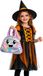 FIESTAS GUIRCA Spokstas van metaal (31 x 30 cm), accessoires voor Halloween en Oktoberfest, ideaal voor spookfeesten, volwassenen en kinderen, zilver, oranje