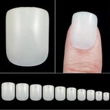 Goodbitz® - Nageltips - 500 stuks - Square Kort - Naturel