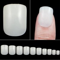 Goodbitz® - Nageltips - 500 stuks - Square Kort - Naturel