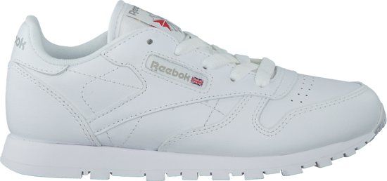Reebok Classic Leather Kids Sneakers - Wit - Maat 28