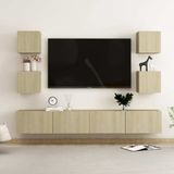 Maison Exclusive - Ensemble de meubles TV 6 pièces Chêne Sonoma Bois d'ingénierie