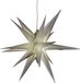 Anna's Collection Verlichte 3D kerstster - zilver - 60 cm
