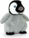Keel Toys Pluche Keizers Pinguin Kuiken Knuffeldier - Grijs/Zwart - Staand - 25 cm