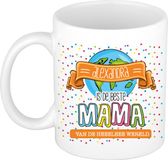 Bellatio Decorations Naam mok mama Alexandra - wit - keramiek - 300 ml