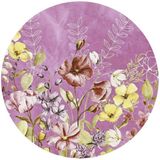 Unique Living Placemat Fayza Dessin 1 Multikleur Polyester 38 x 38 cm